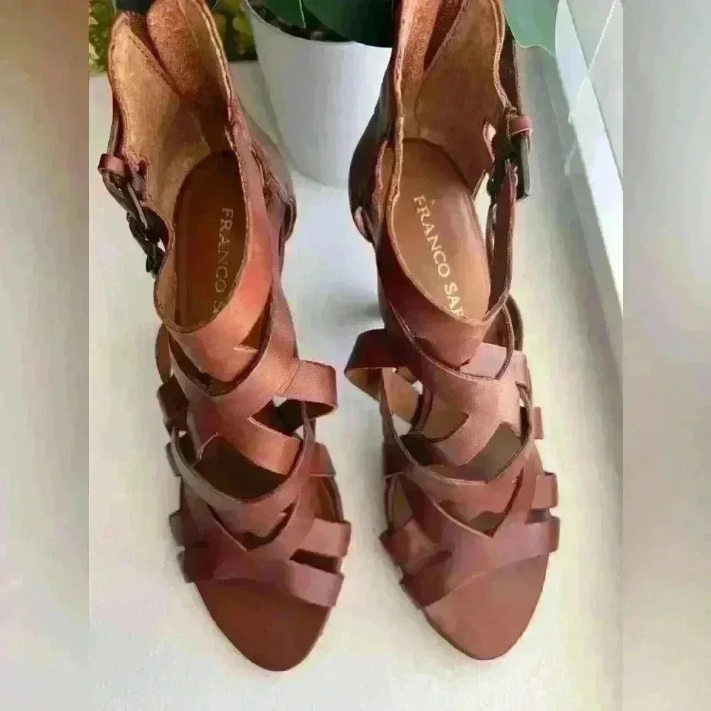 Franco Sarto brown sandals
